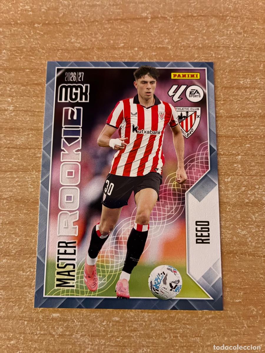 Cromos de f&uacute;tbol: 418 REG&Oacute; ATHLETIC CLUB M&Aacute;STER ROOKIE MEGACRACKS 2026 2027