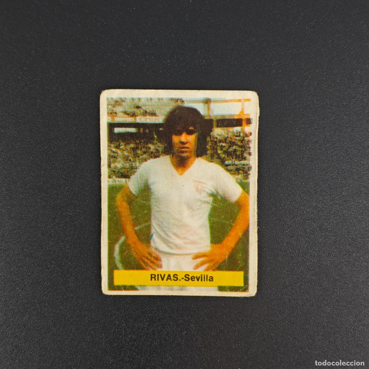 Fu&szlig;ball-Sticker: CROMO FUTBOL FINI 75 76 1975 1976 NUNCA PEGADO SIN PEGAR RIVAS SEVILLA RA1026