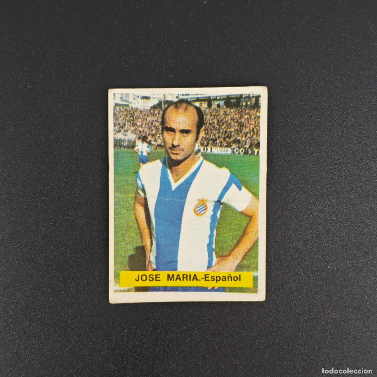 Cromos de f&uacute;tbol: CROMO FUTBOL FINI 75 76 1975 1976 NUNCA PEGADO SIN PEGAR JOSE MARIA ESPA&Ntilde;OL ESPANYOL RA1026