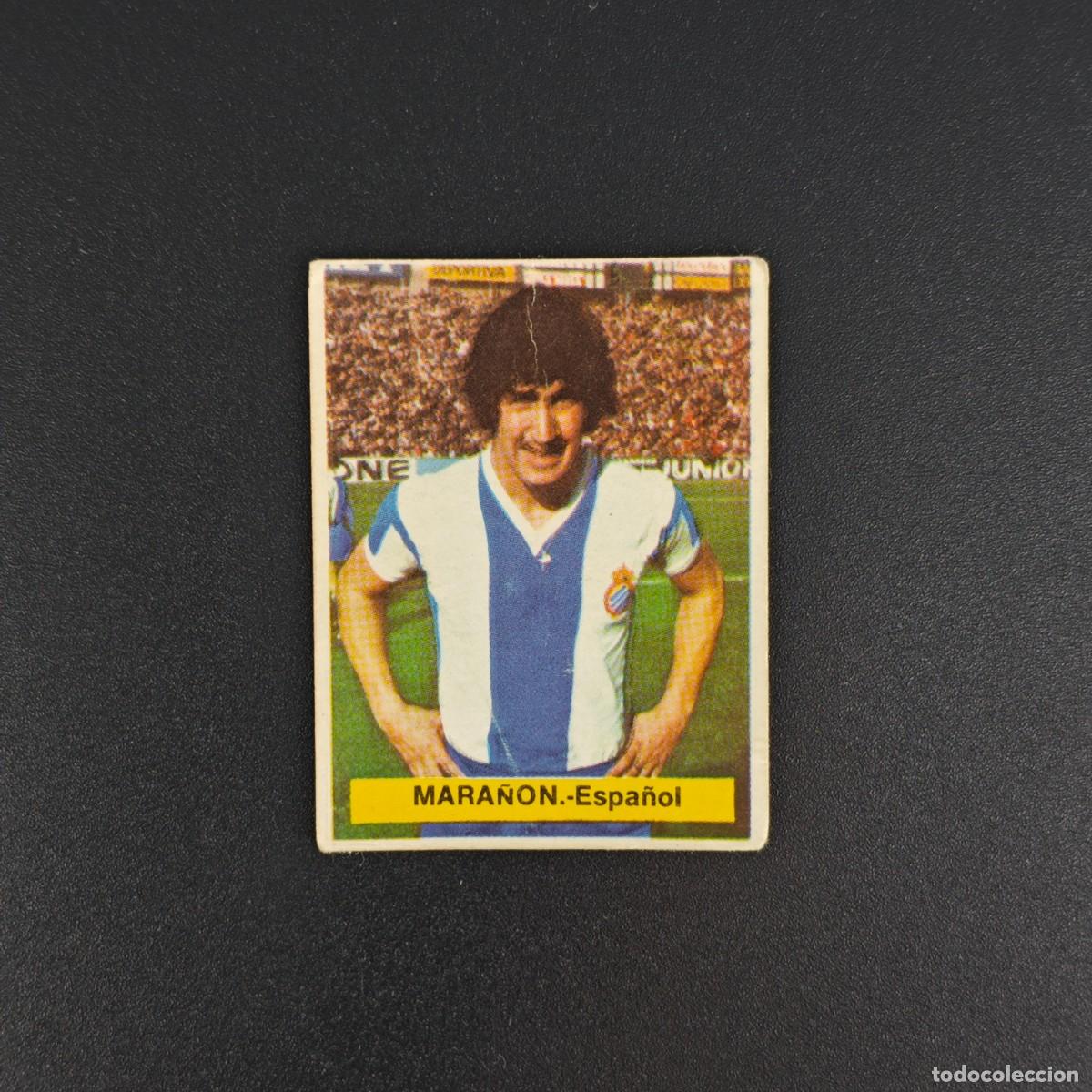 Football Stickers: CROMO FUTBOL FINI 75 76 1975 1976 NUNCA PEGADO SIN PEGAR MARA&Ntilde;ON ESPA&Ntilde;OL ESPANYOL RA1026