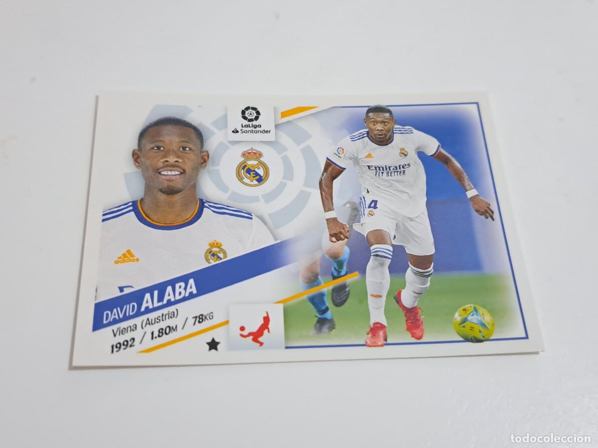 Cromos de f&uacute;tbol: CROMO LIGA 22-23 2022-23 REAL MADRID CF ALABA NUMERO 6 EDICIONES ESTE PANINI