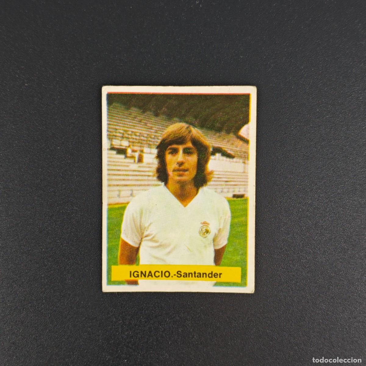 Cromos de f&uacute;tbol: CROMO FUTBOL FINI 75 76 1975 1976 NUNCA PEGADO SIN PEGAR IGNACIO SANTANDER RA1026