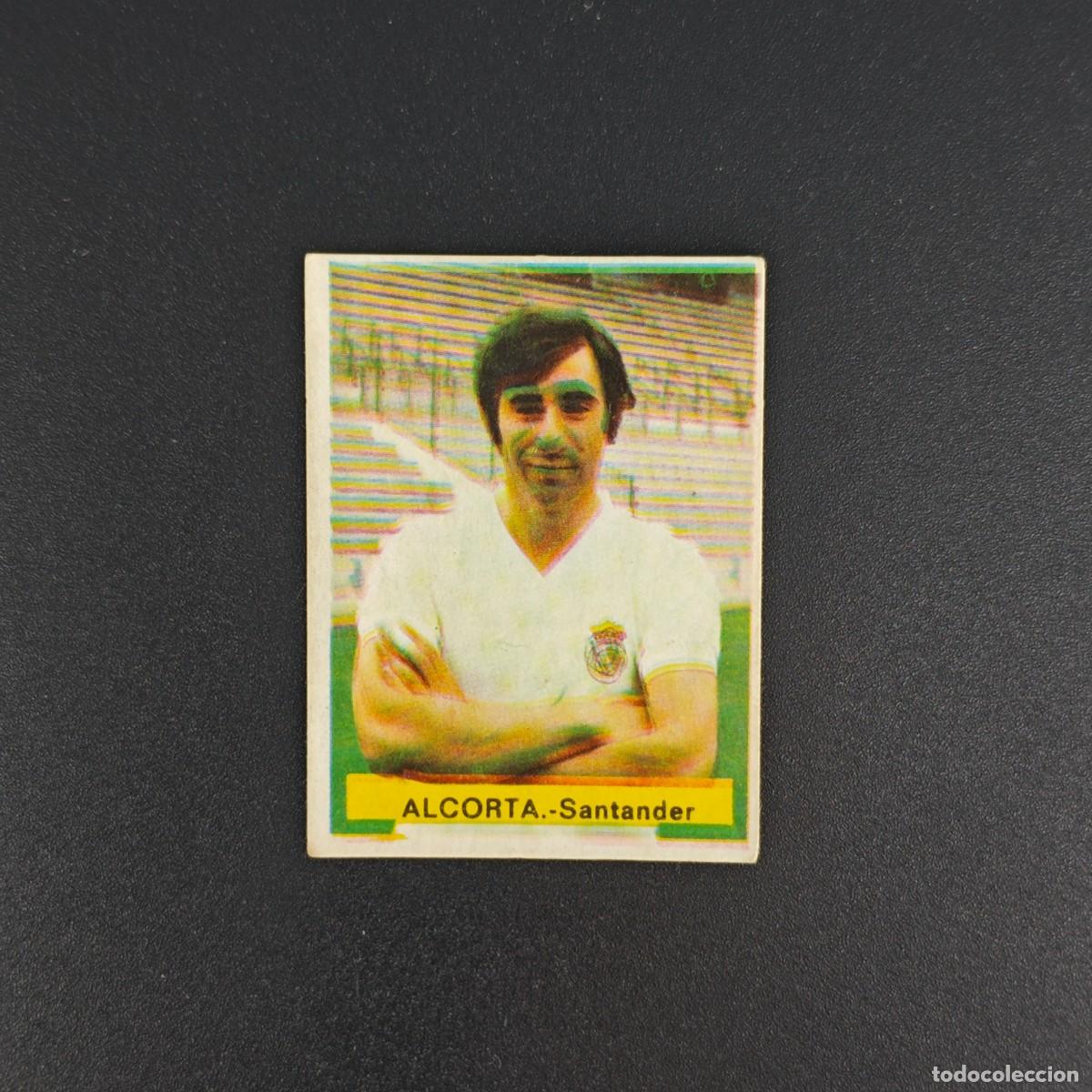 Cromos de f&uacute;tbol: CROMO FUTBOL FINI 75 76 1975 1976 NUNCA PEGADO SIN PEGAR ALCORTA SANTANDER RA1026