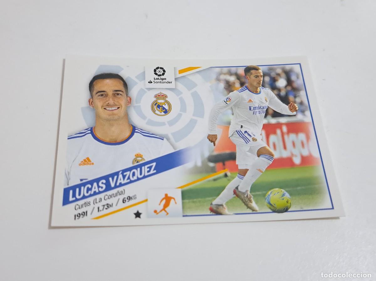 Cromos de f&uacute;tbol: CROMO LIGA 22-23 2022-23 REAL MADRID CF LUCAS VAZQUEZ NUMERO 14 EDICIONES ESTE PANINI