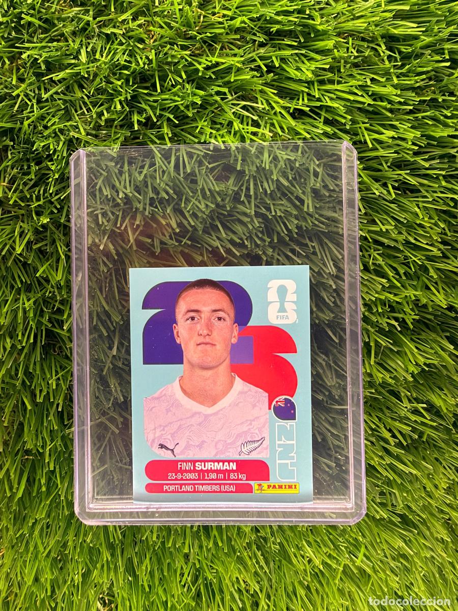 Cromos de f&uacute;tbol: N&ordm; NZL9 Finn Surman Nueva Zelanda Mundial 2026 Stickers