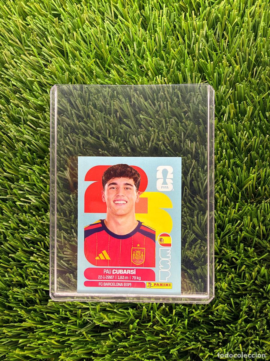 Cromos de f&uacute;tbol: N&ordm; ESP3B Pau Cubars&iacute; Actualizaci&oacute;n Espa&ntilde;a Mundial 2026 Stickers