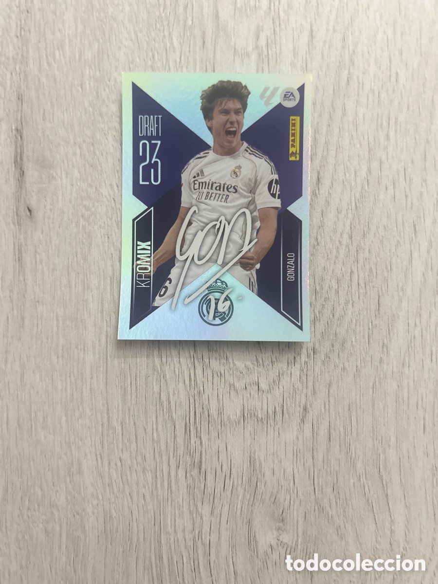 Cromos de f&uacute;tbol: Gonzalo K9 K 9 Real Madrid Draft Kromix 23 Liga Este 2026/27 26-27 Panini