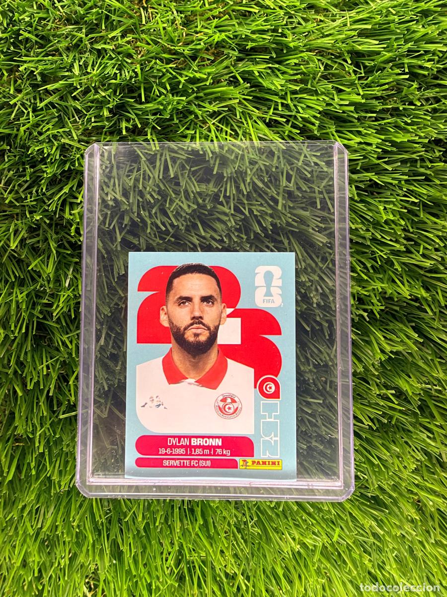 Cromos de f&uacute;tbol: N&ordm; TUN8 Dylan Bronn T&uacute;nez Mundial 2026 Stickers