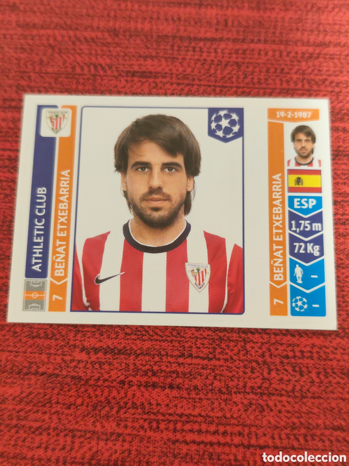 Cromos de f&uacute;tbol: 605 BE&Ntilde;AT ATHLETIC BILBAO UEFA CHAMPIONS LEAGUE 2014 2015 PANINI