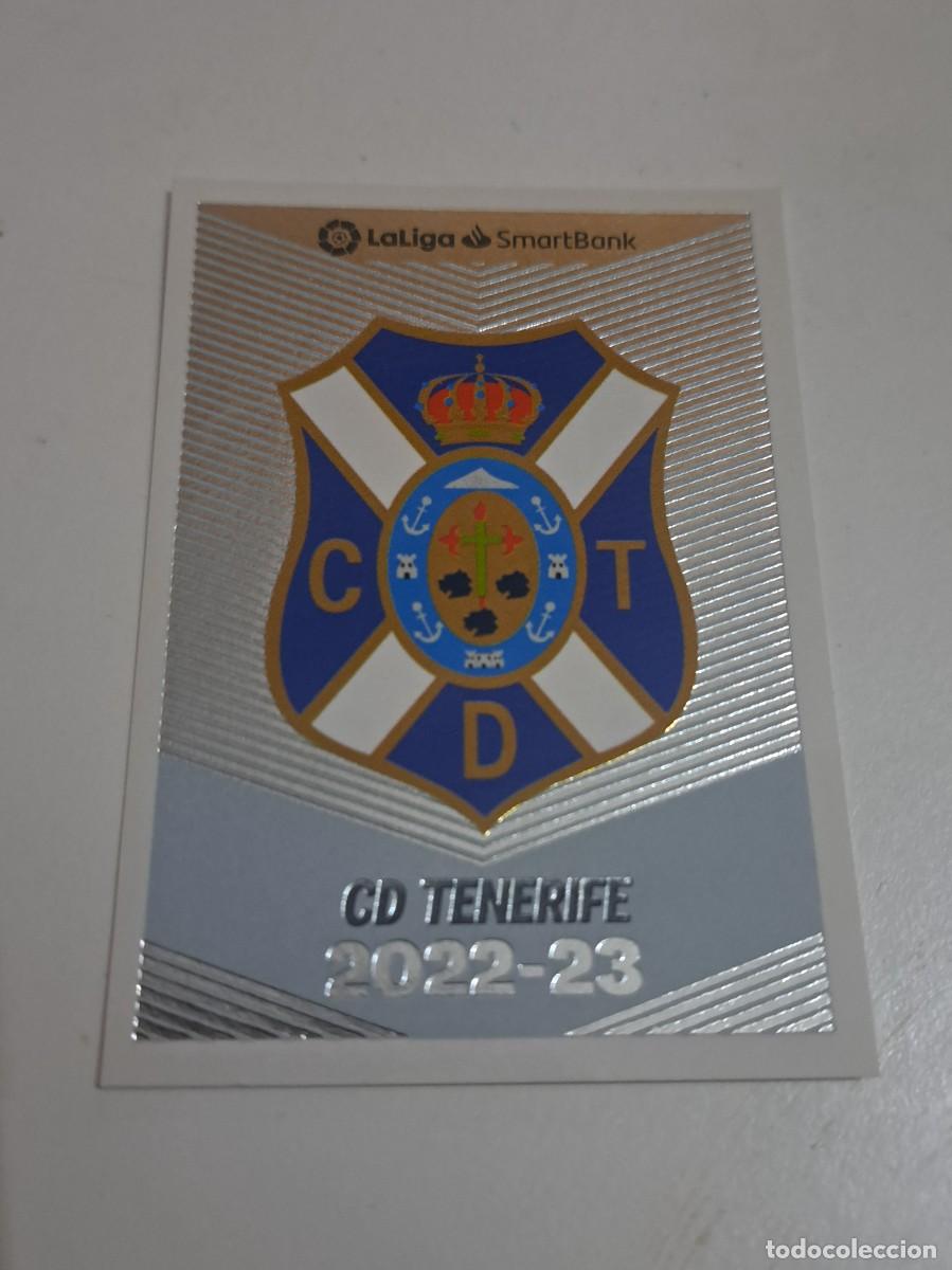 Cromos de f&uacute;tbol: CROMO LIGA 22-23 2022-23 CD TENERIFE ESCUDO NUMERO 20 EDICIONES ESTE PANINI