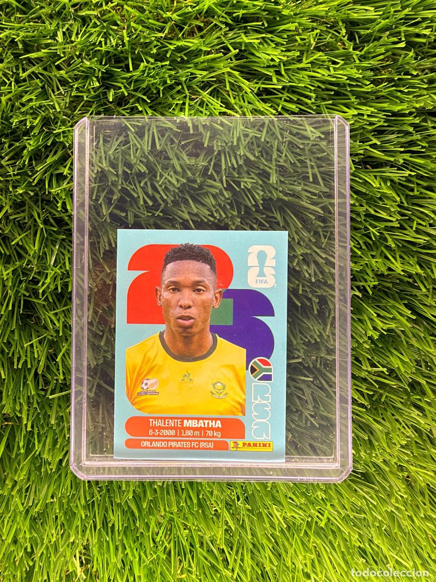 Cromos de f&uacute;tbol: N&ordm; RSA12 Thalente Mbatha Sud&aacute;frica Mundial 2026 Stickers