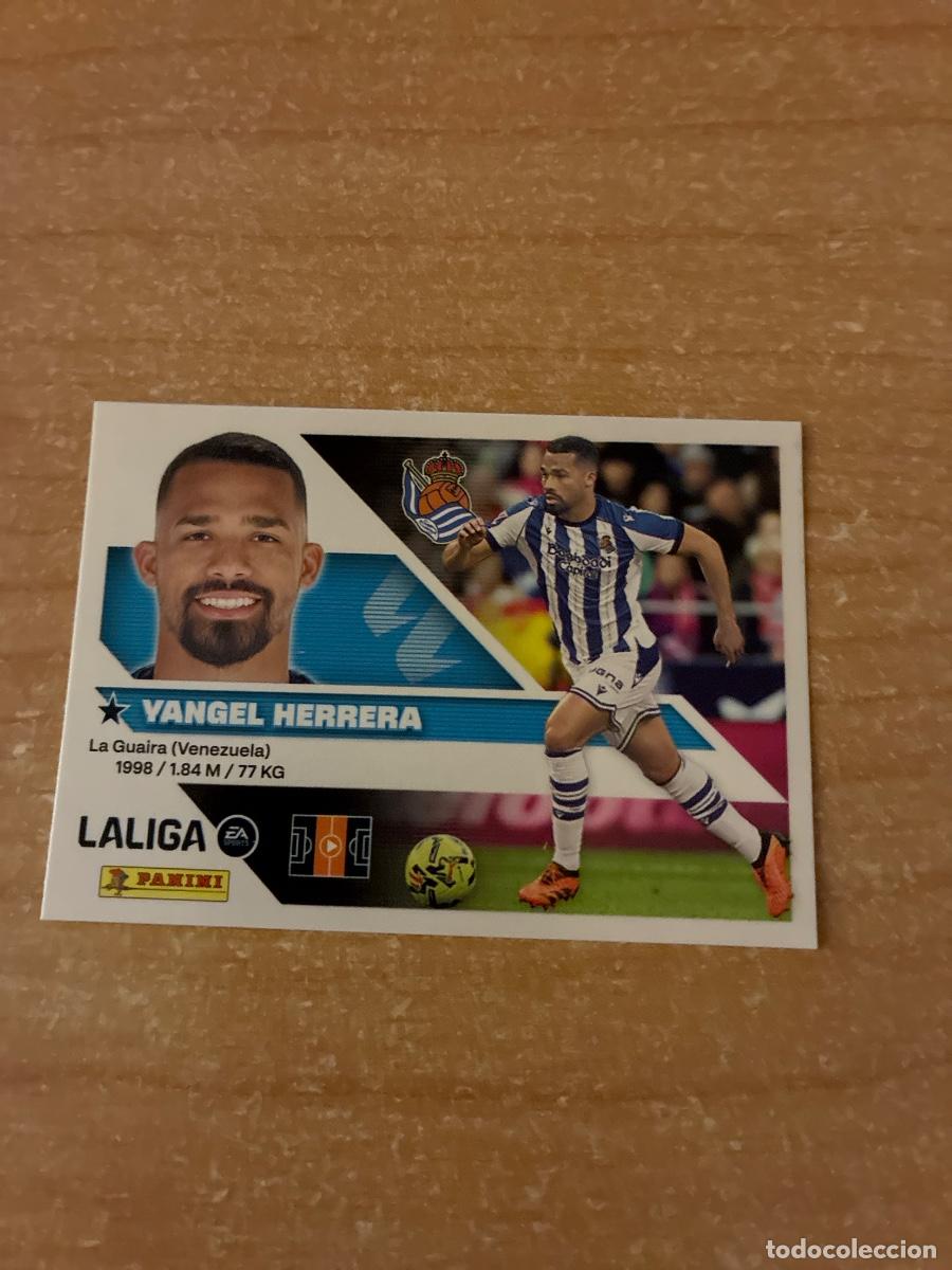 Cromos de f&uacute;tbol: 13 A YANGEL HERRERA REAL SOCIEDAD LIGA ESTE 2026 2027