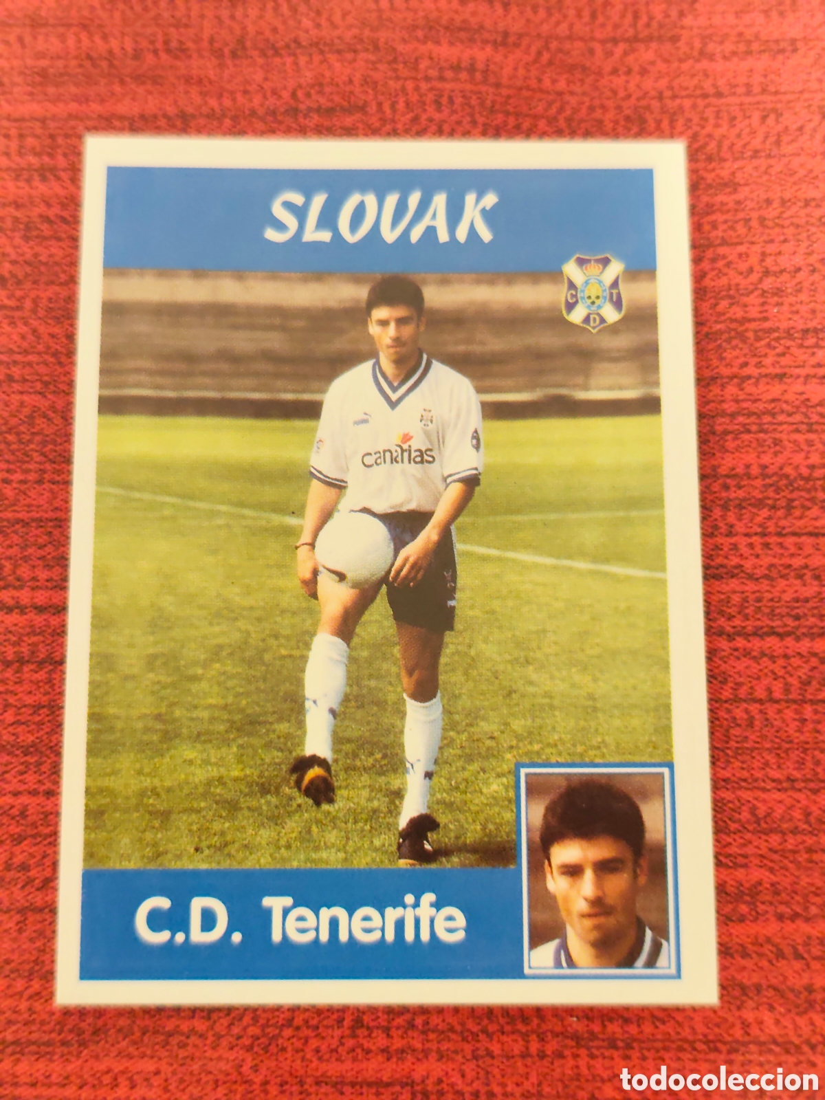 Cromos de f&uacute;tbol: &Uacute;LTIMOS FICHAJES 329 SLOVAK TENERIFE PANINI LIGA 1997 1998