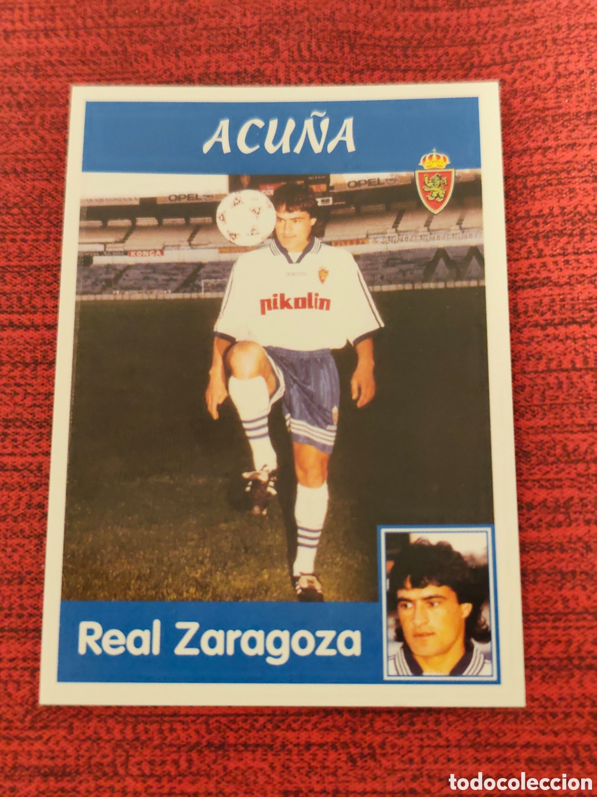 Cromos de f&uacute;tbol: &Uacute;LTIMOS FICHAJES 330 ACU&Ntilde;A REAL ZARAGOZA PANINI LIGA 1997 1998
