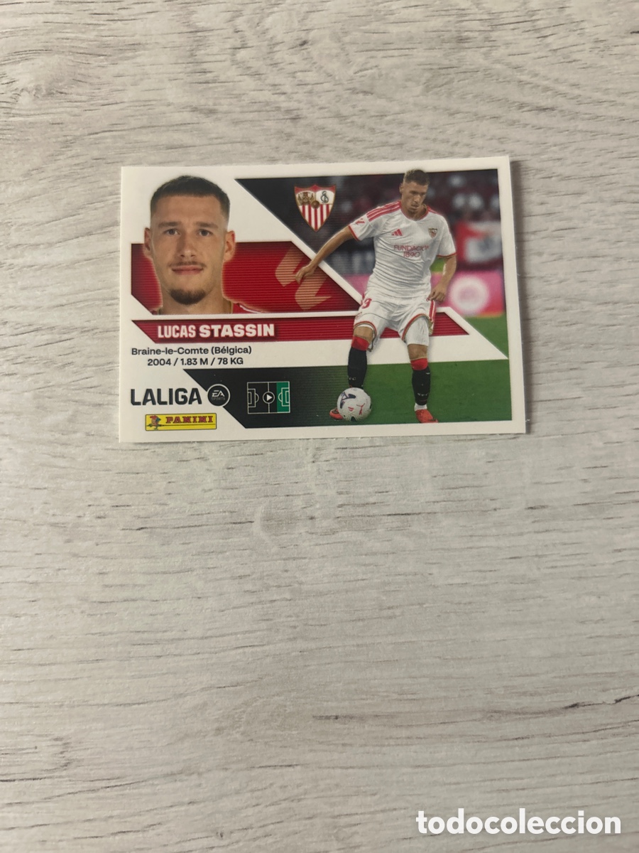 Cromos de Futebol: Stassin 48 &Uacute;ltimos Fichajes Sevilla Cuarta 4 Edici&oacute;n Liga Este 2026/27 26-27 Panini