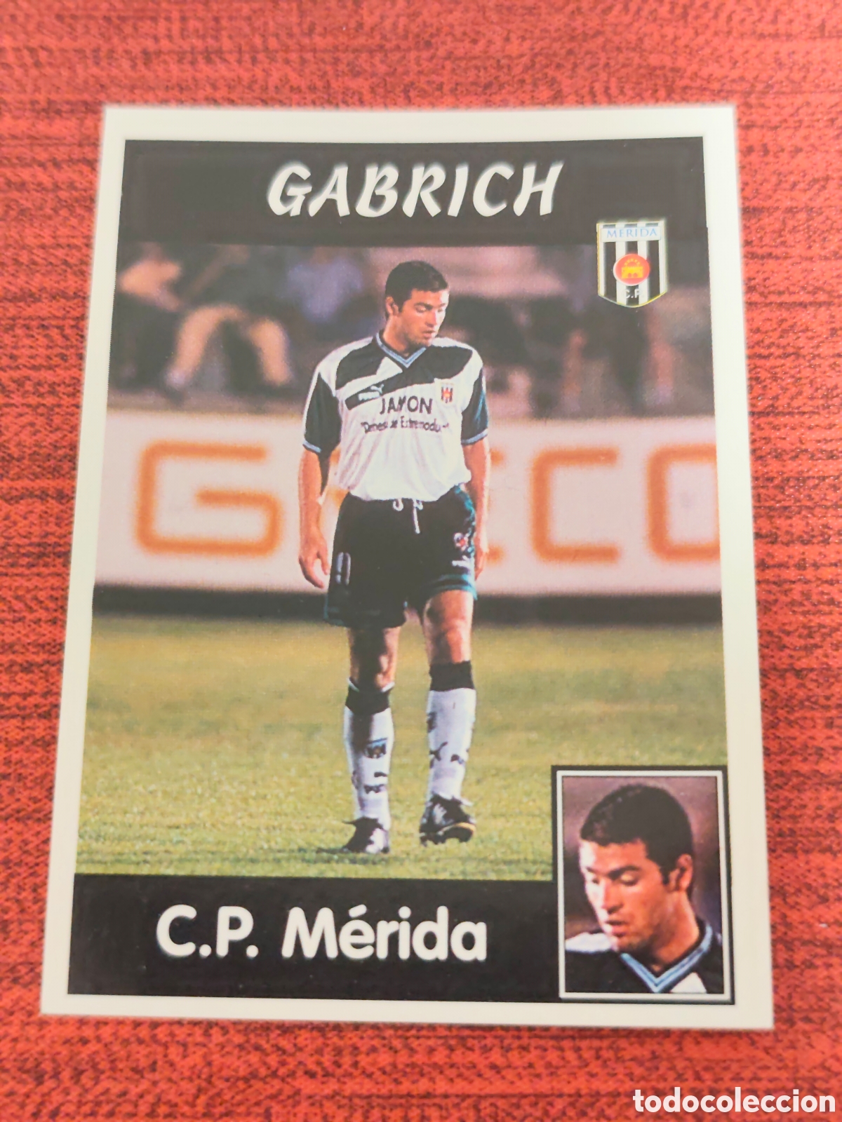 Cromos de Futebol: &Uacute;LTIMOS FICHAJES 350 GABRICH M&Eacute;RIDA PANINI LIGA 1997 1998