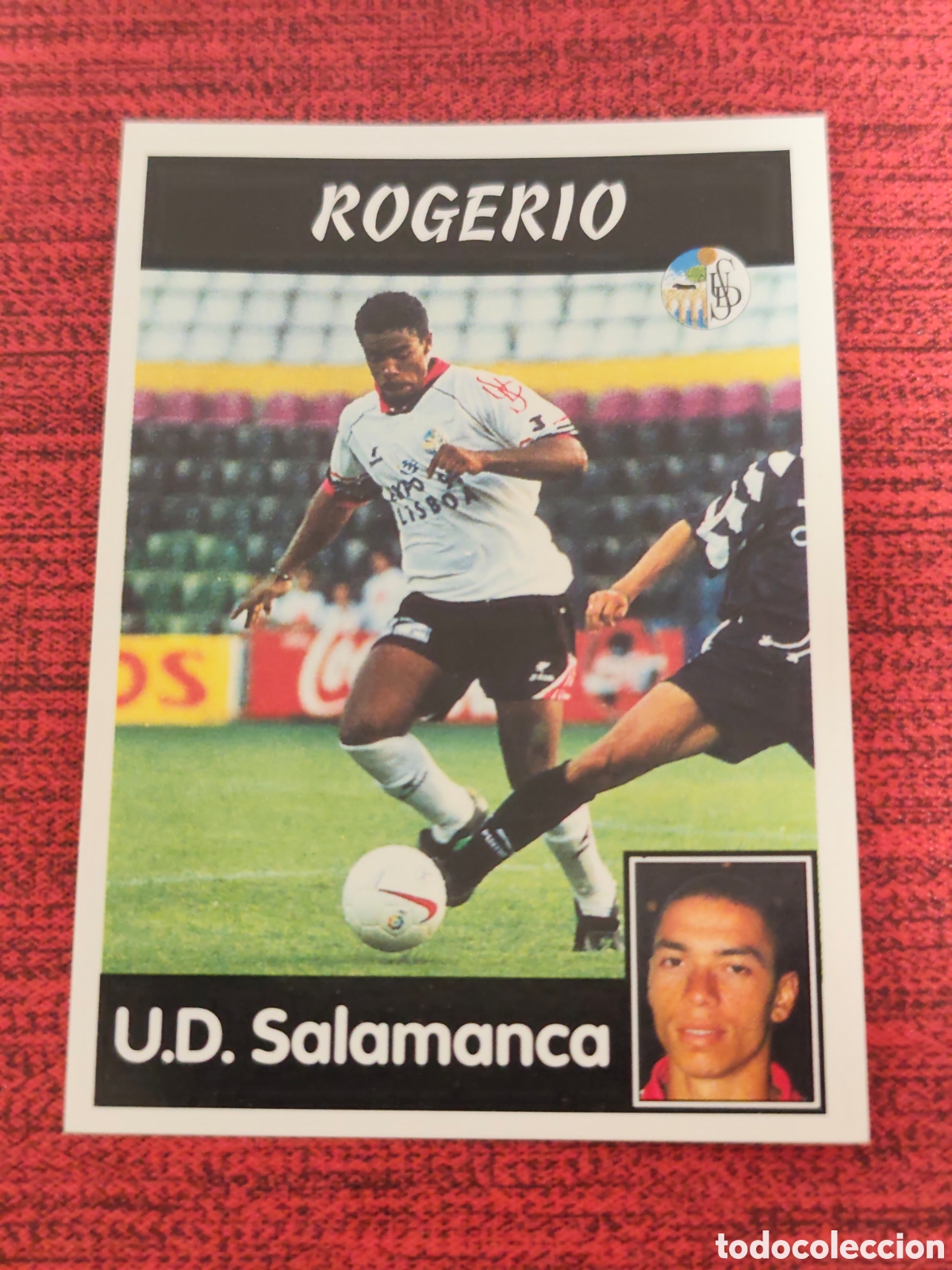 Cromos de f&uacute;tbol: &Uacute;LTIMOS FICHAJES 352 ROGERIO SALAMANCA PANINI LIGA 1997 1998