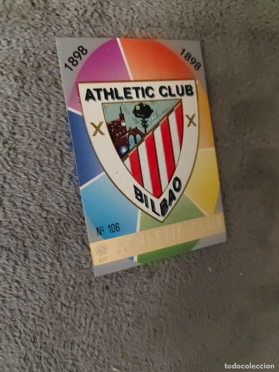 Cromos de f&uacute;tbol: 106. ESCUDO ATHLETIC CLUB MUNDICROMO FICHAS 97 98 LIGA 1997 1998 CARD ABB