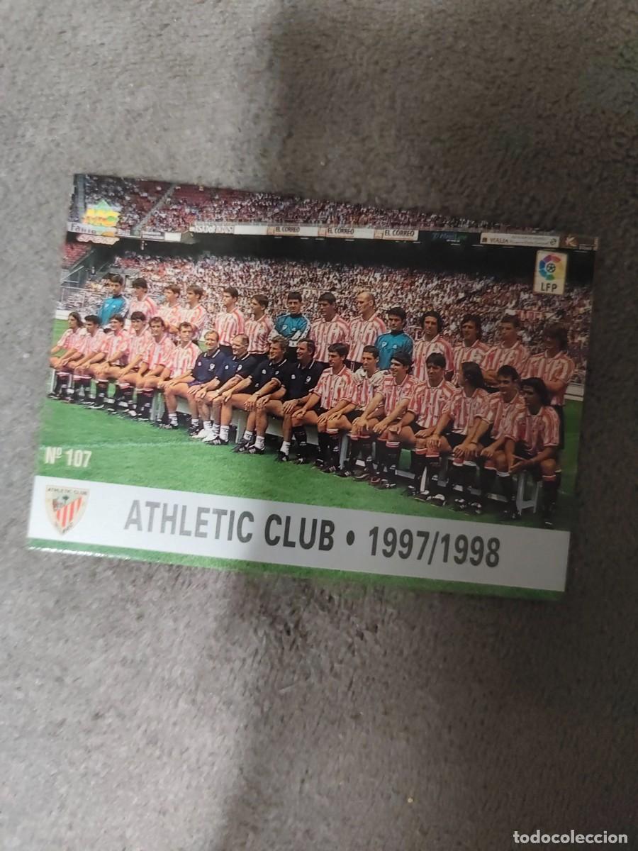 Cromos de f&uacute;tbol: 107. PLANTILLA ATHLETIC CLUB MUNDICROMO FICHAS 97 98 LIGA 1997 1998 CARD ABB