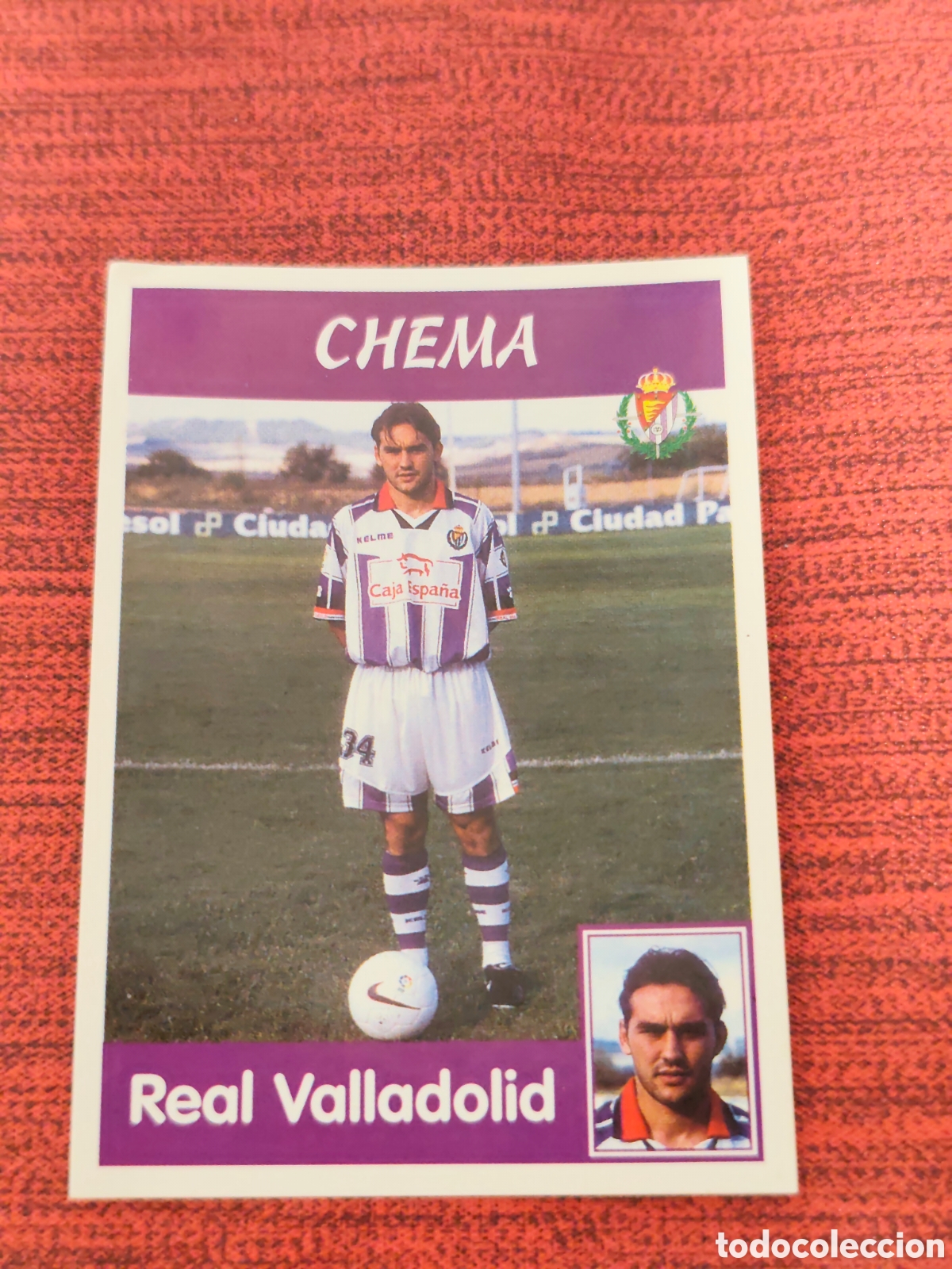 Cromos de f&uacute;tbol: &Uacute;LTIMOS FICHAJES 356 CHEMA REAL VALLADOLID PANINI LIGA 1997 1998