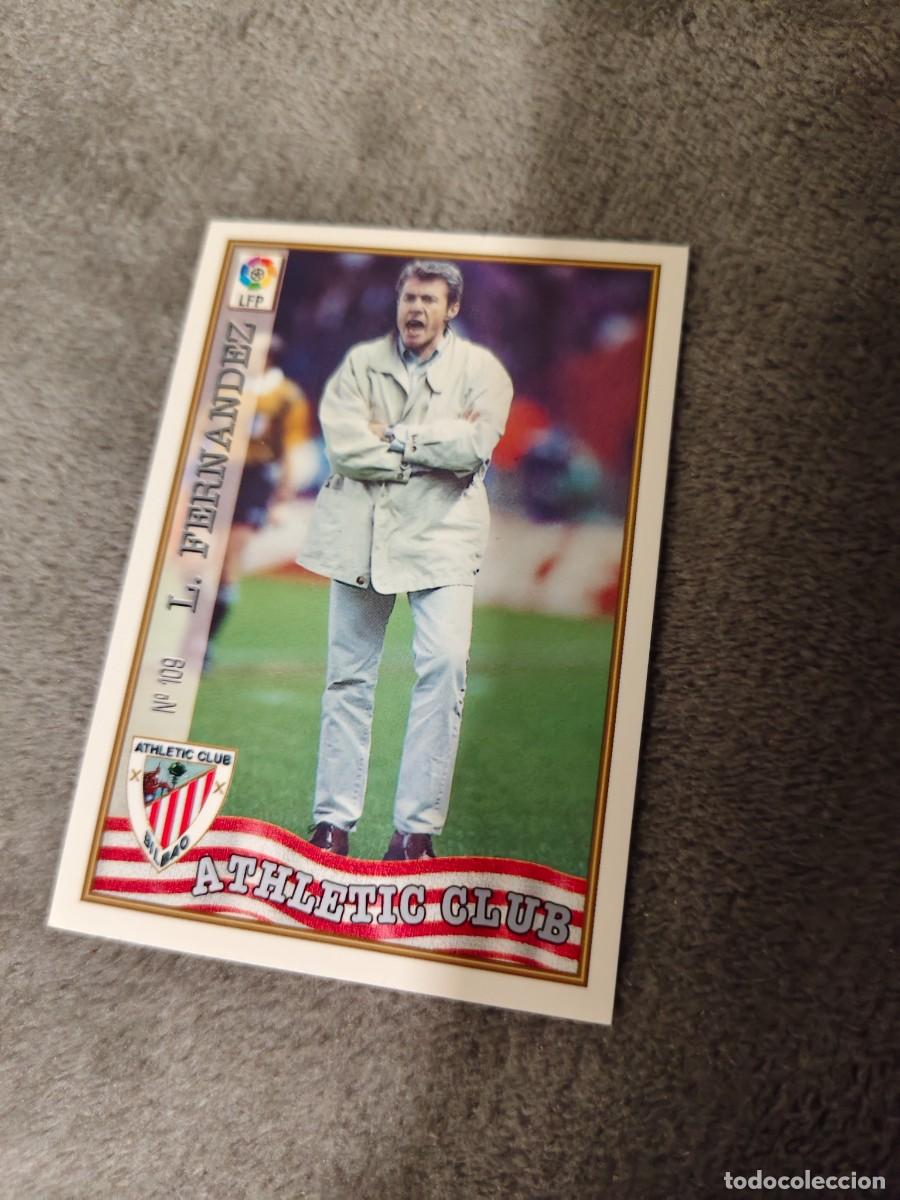 Cromos de f&uacute;tbol: 109. LUIS FERN&Aacute;NDEZ ATHLETIC CLUB MUNDICROMO FICHAS 97 98 LIGA 1997 1998 CARD ABB