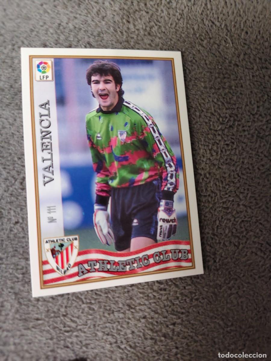 Cromos de f&uacute;tbol: 111. VALENCIA ATHLETIC CLUB MUNDICROMO FICHAS 97 98 LIGA 1997 1998 CARD ABB