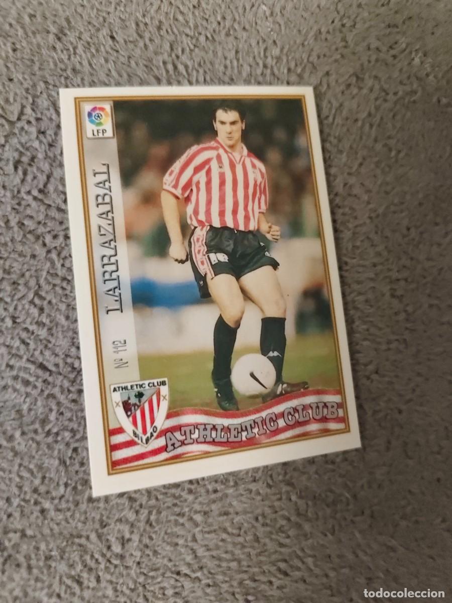 Cromos de f&uacute;tbol: 112. LARRAZ&Aacute;BAL ATHLETIC CLUB MUNDICROMO FICHAS 97 98 LIGA 1997 1998 CARD ABB