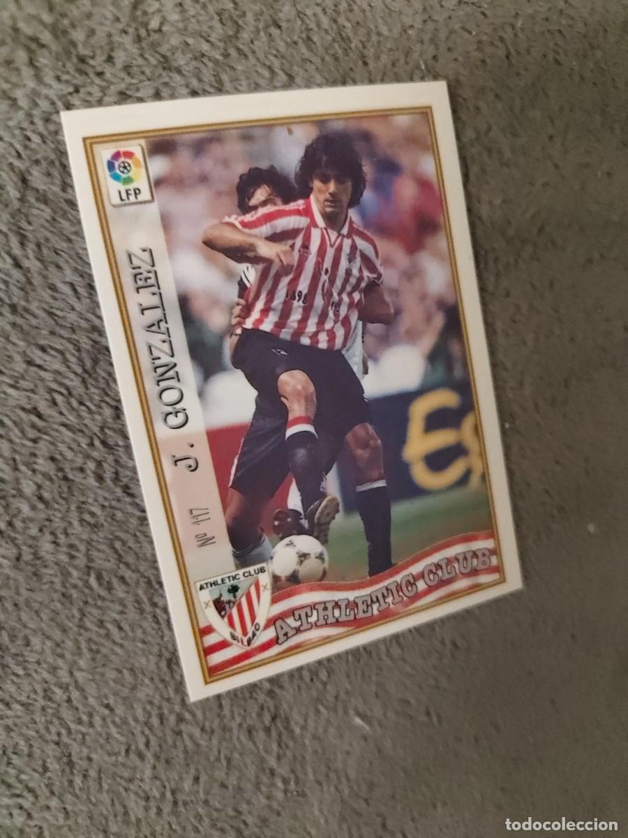 Cromos de f&uacute;tbol: 117. JAVI GONZ&Aacute;LEZ ATHLETIC CLUB MUNDICROMO FICHAS 97 98 LIGA 1997 1998 CARD ABB