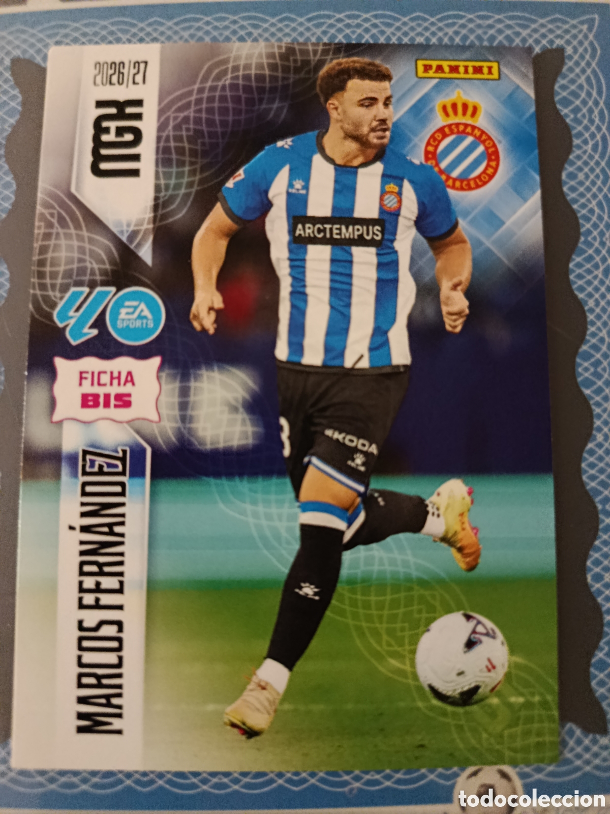 Cromos de f&uacute;tbol: MEGACRACKS 2026 2027 26 27 - PANINI - N&ordm; 179 BIS MARCOS FERN&Aacute;NDEZ ESPANYOL FICHA BIS