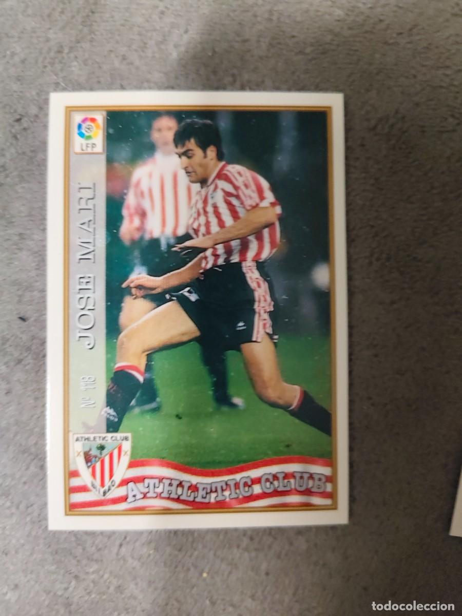 Cromos de f&uacute;tbol: 118. JOS&Eacute; MARI ATHLETIC CLUB MUNDICROMO FICHAS 97 98 LIGA 1997 1998 CARD ABB