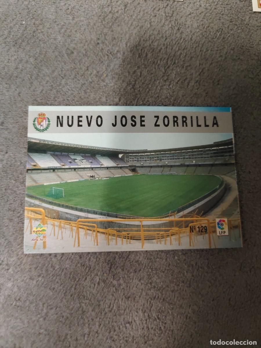 Cromos de f&uacute;tbol: 129. NUEVO JOSE ZORRILLA REAL VALLADOLID MUNDICROMO FICHAS 97 98 LIGA 1997 1998 CARD ABB