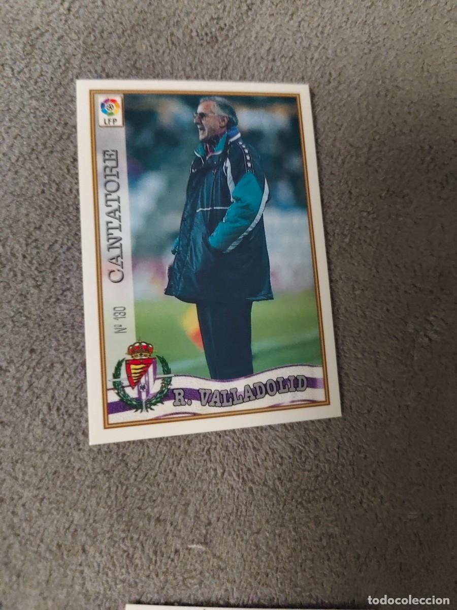 Cromos de f&uacute;tbol: 130. CANTATORE REAL VALLADOLID MUNDICROMO FICHAS 97 98 LIGA 1997 1998 CARD ABB