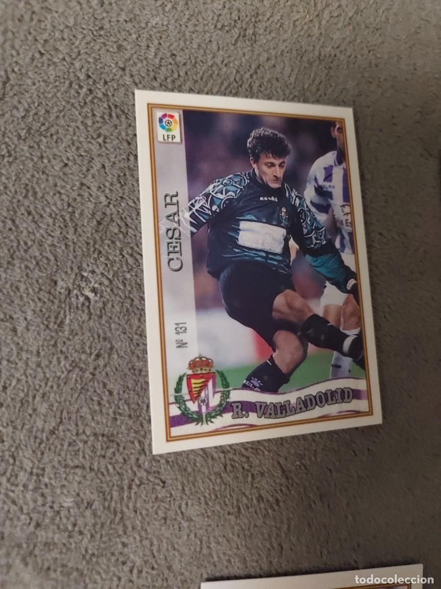 Cromos de f&uacute;tbol: 131. C&Eacute;SAR REAL VALLADOLID MUNDICROMO FICHAS 97 98 LIGA 1997 1998 CARD ABB