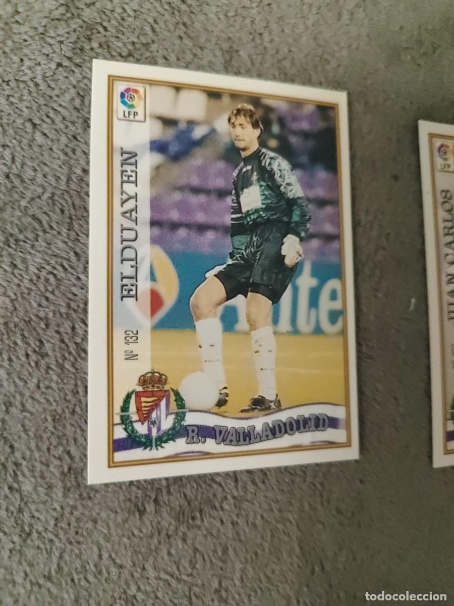Cromos de f&uacute;tbol: 132. ELDUAYEN REAL VALLADOLID MUNDICROMO FICHAS 97 98 LIGA 1997 1998 CARD ABB
