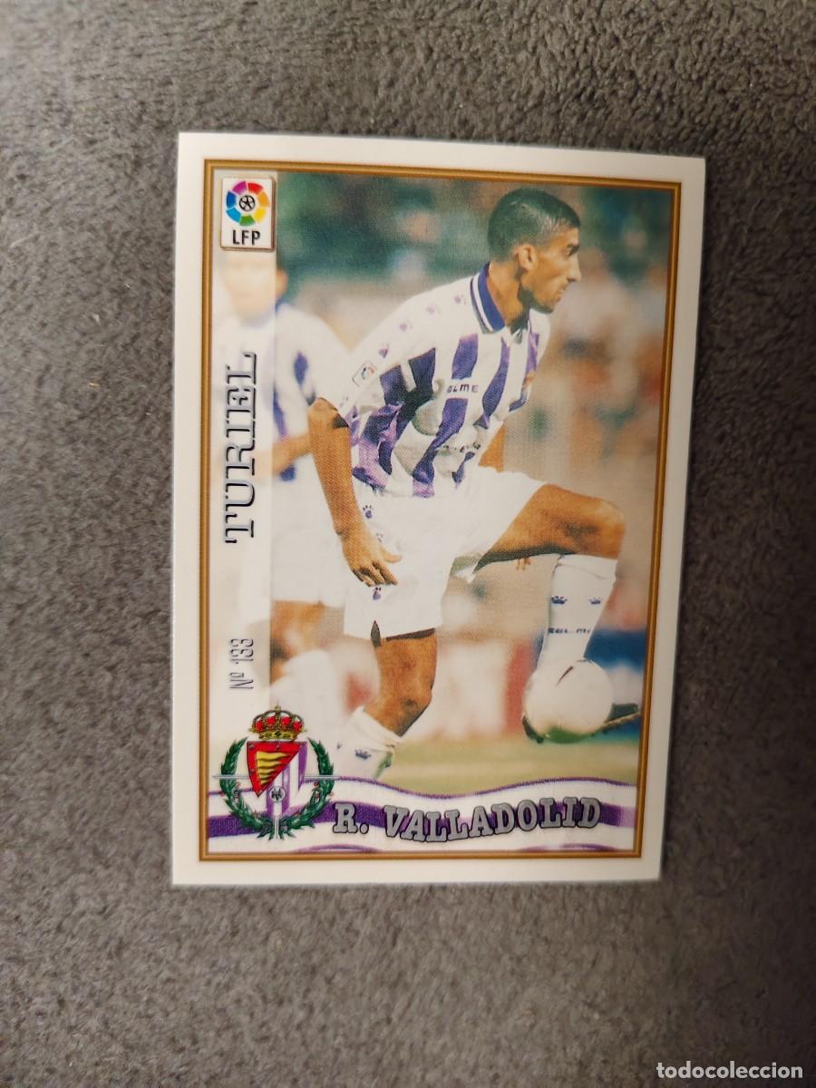 Cromos de f&uacute;tbol: 133. TURIEL REAL VALLADOLID MUNDICROMO FICHAS 97 98 LIGA 1997 1998 CARD ABB