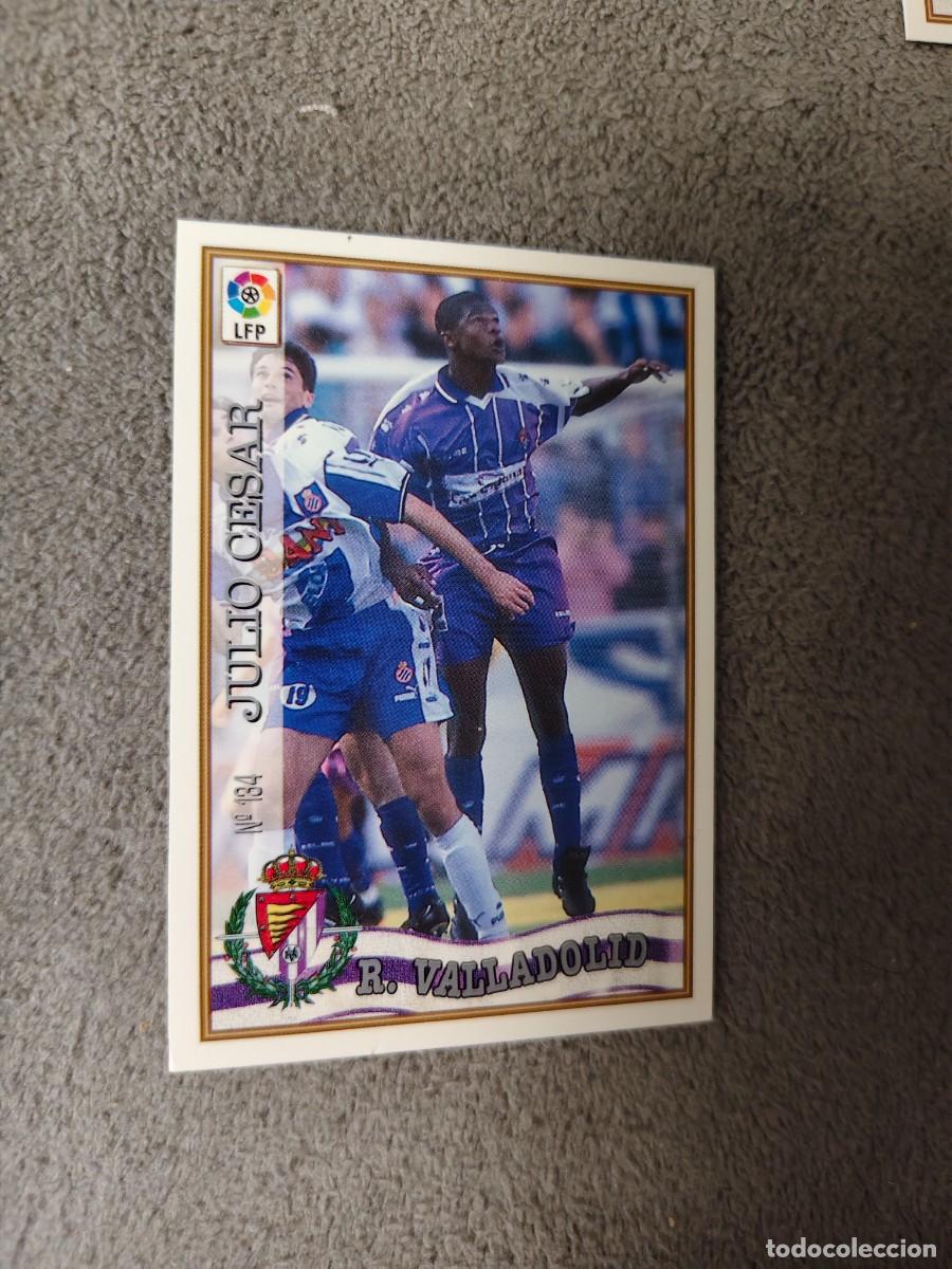 Cromos de f&uacute;tbol: 134. JULIO C&Eacute;SAR REAL VALLADOLID MUNDICROMO FICHAS 97 98 LIGA 1997 1998 CARD ABB