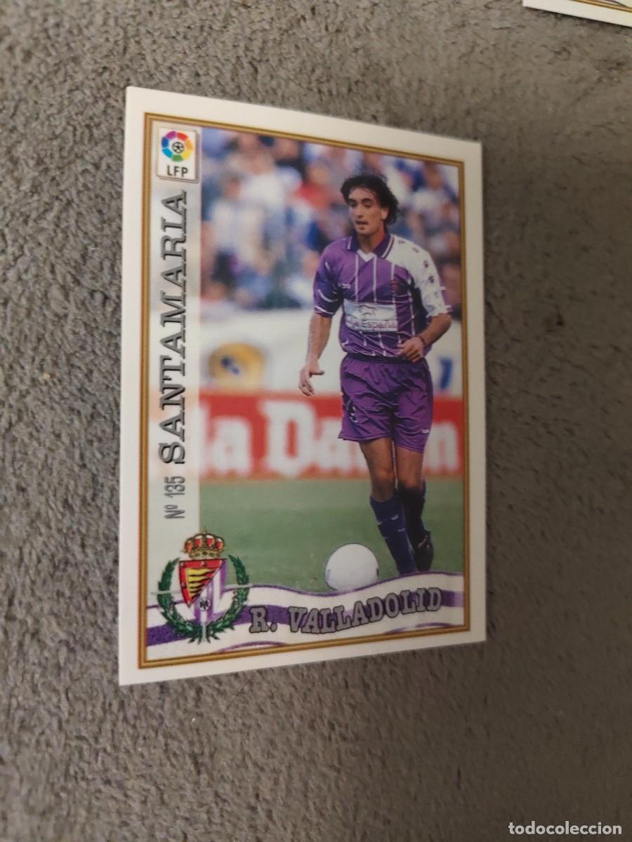 Cromos de f&uacute;tbol: 135. SANTAMAR&Iacute;A REAL VALLADOLID MUNDICROMO FICHAS 97 98 LIGA 1997 1998 CARD ABB