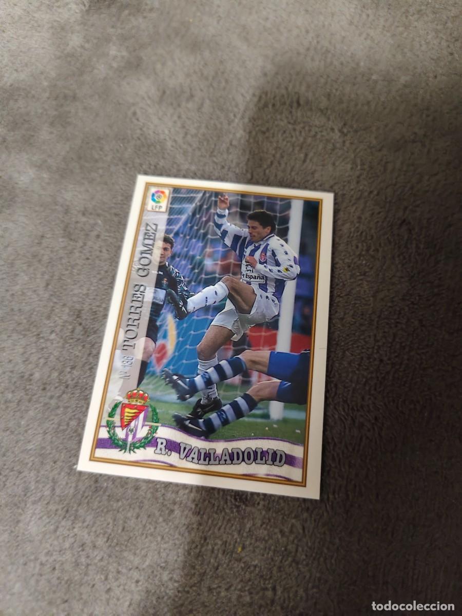 Cromos de f&uacute;tbol: 136. TORRES G&Oacute;MEZ REAL VALLADOLID MUNDICROMO FICHAS 97 98 LIGA 1997 1998 CARD ABB