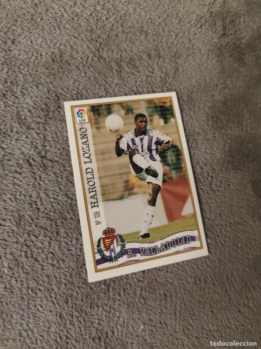 Cromos de f&uacute;tbol: 138. LOZANO REAL VALLADOLID MUNDICROMO FICHAS 97 98 LIGA 1997 1998 CARD ABB