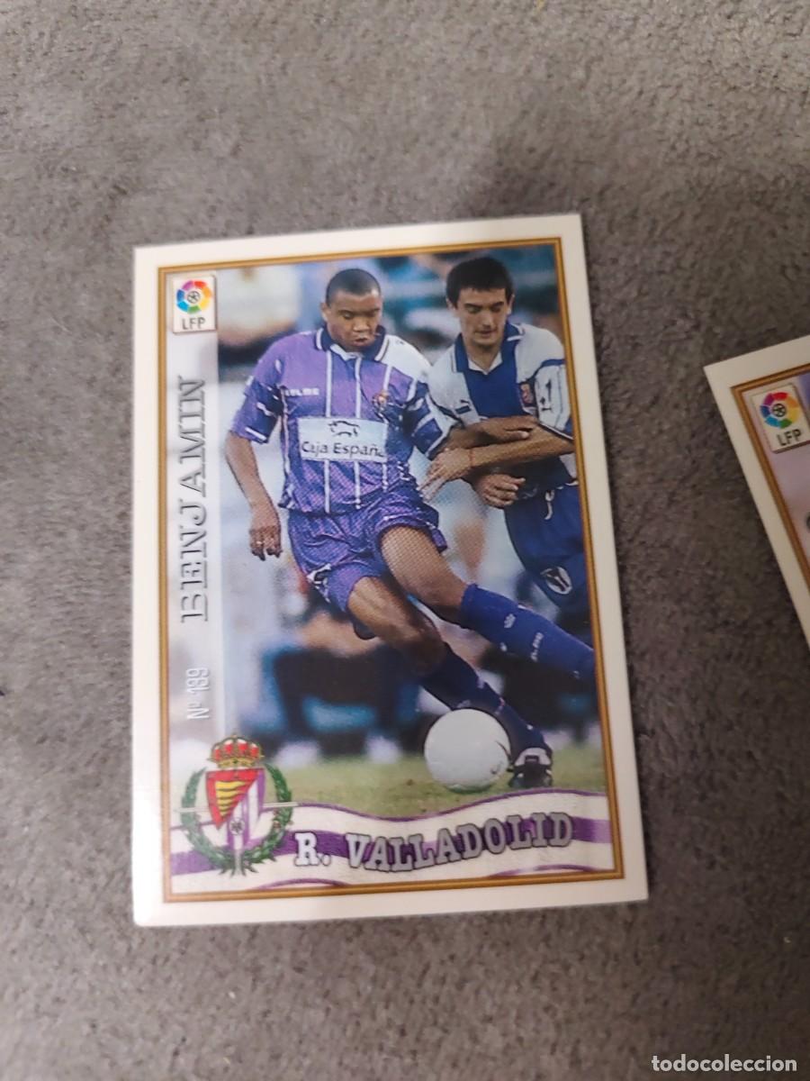 Cromos de f&uacute;tbol: 139. BENJAM&Iacute;N REAL VALLADOLID MUNDICROMO FICHAS 97 98 LIGA 1997 1998 CARD ABB