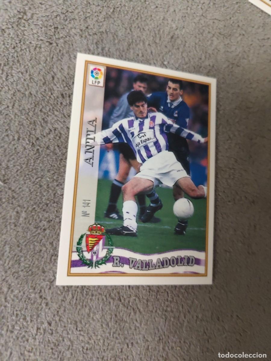 Cromos de f&uacute;tbol: 141. ANT&Iacute;A REAL VALLADOLID MUNDICROMO FICHAS 97 98 LIGA 1997 1998 CARD ABB