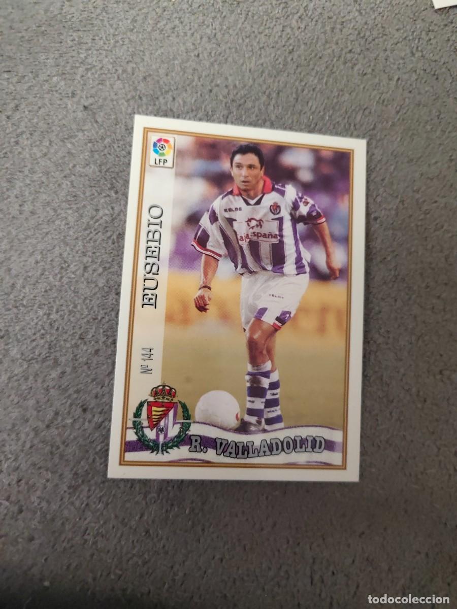 Cromos de f&uacute;tbol: 144. EUSEBIO REAL VALLADOLID MUNDICROMO FICHAS 97 98 LIGA 1997 1998 CARD ABB