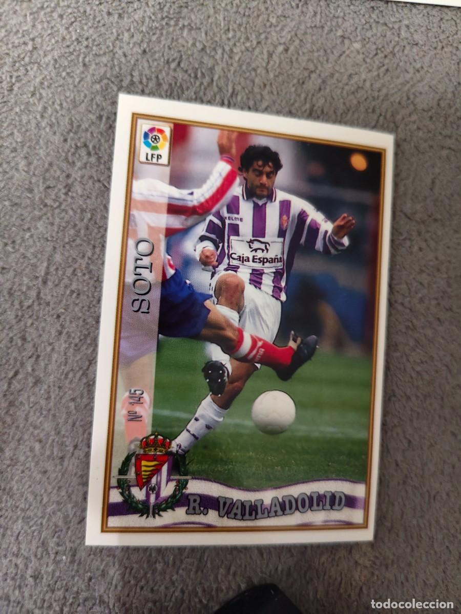 Cromos de f&uacute;tbol: 145. SOTO REAL VALLADOLID MUNDICROMO FICHAS 97 98 LIGA 1997 1998 CARD ABB