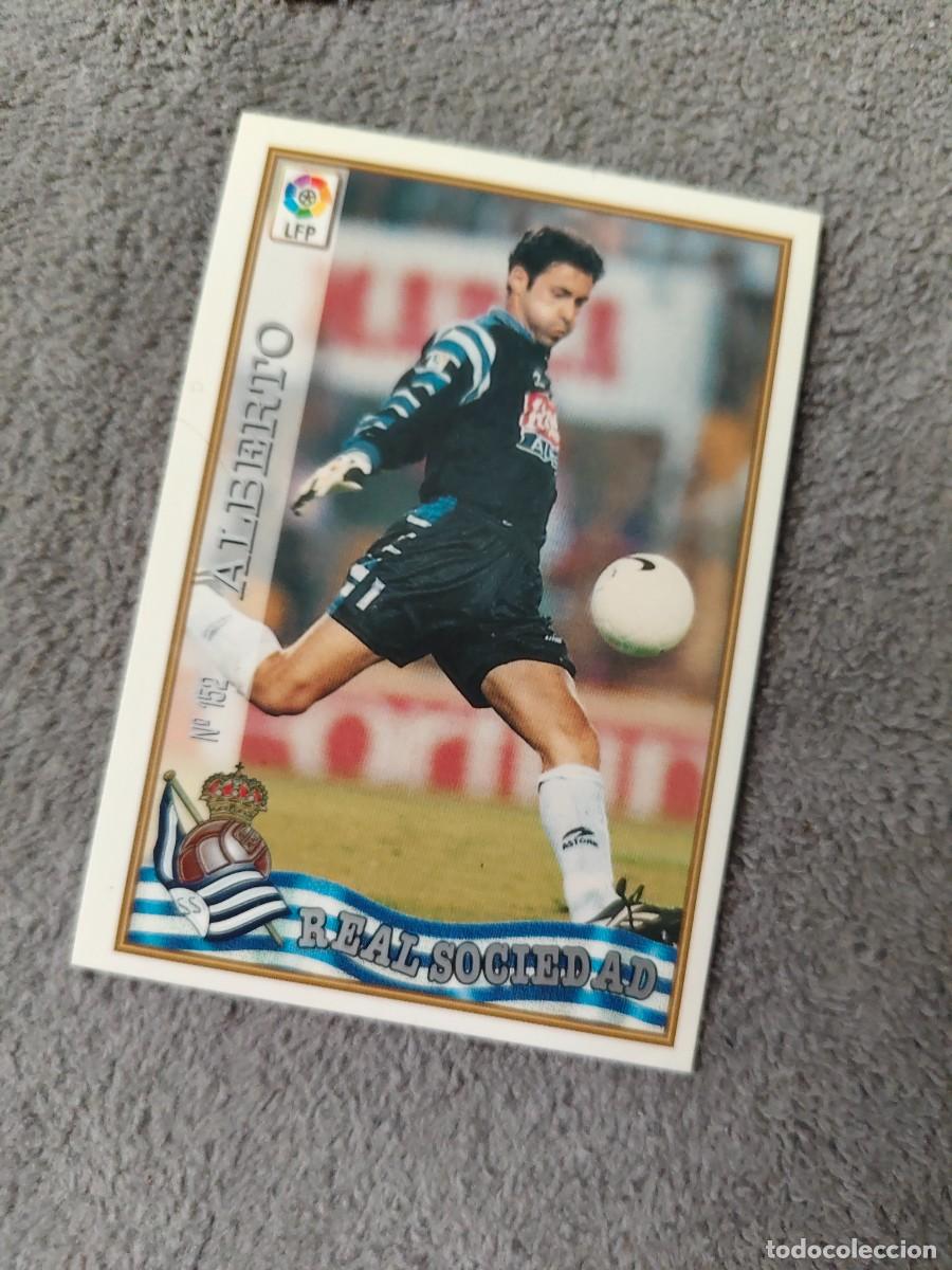 Cromos de f&uacute;tbol: 152. ALBERTO REAL SOCIEDAD MUNDICROMO FICHAS 97 98 LIGA 1997 1998 CARD ABB