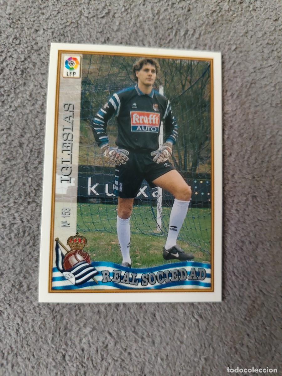 Cromos de f&uacute;tbol: 153. IGLESIAS REAL SOCIEDAD MUNDICROMO FICHAS 97 98 LIGA 1997 1998 CARD ABB