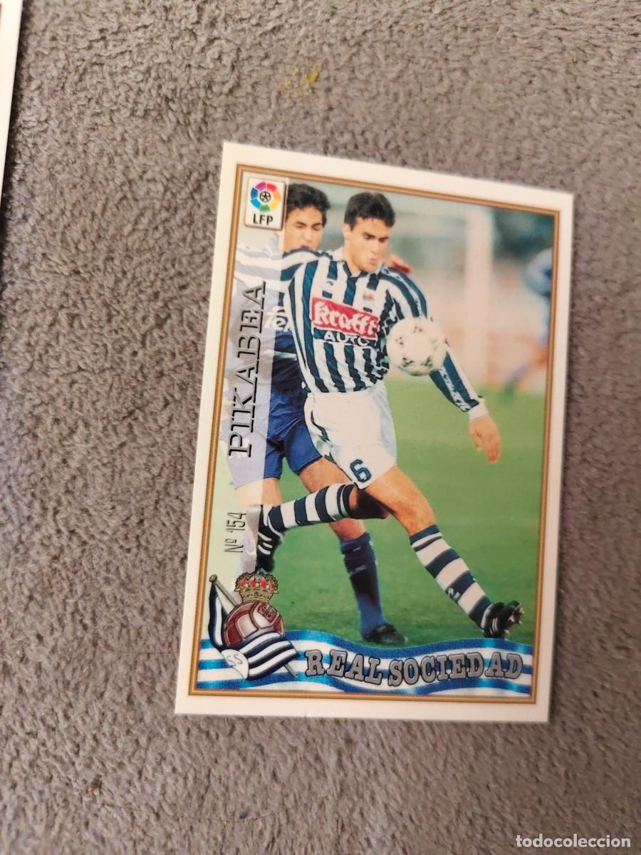 Cromos de f&uacute;tbol: 154. PIKABEA REAL SOCIEDAD MUNDICROMO FICHAS 97 98 LIGA 1997 1998 CARD ABB