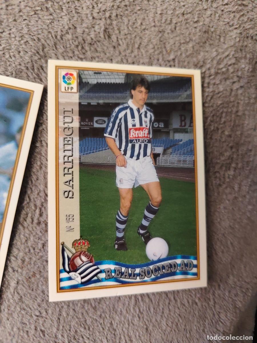 Cromos de f&uacute;tbol: 155. SARRIEGI REAL SOCIEDAD MUNDICROMO FICHAS 97 98 LIGA 1997 1998 CARD ABB