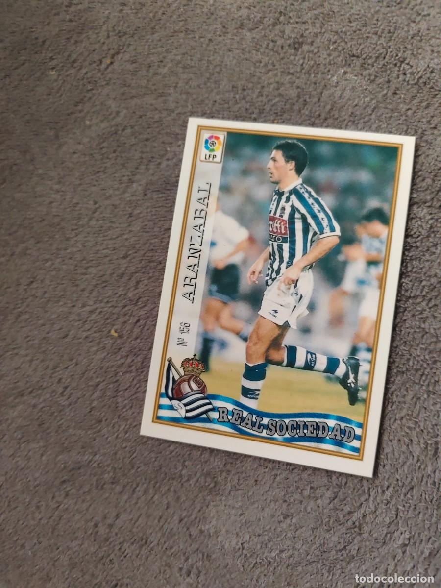 Cromos de f&uacute;tbol: 156. ARANZ&Aacute;BAL REAL SOCIEDAD MUNDICROMO FICHAS 97 98 LIGA 1997 1998 CARD ABB
