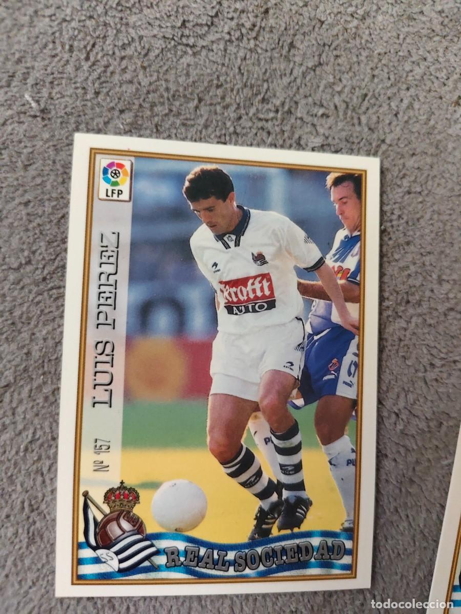 Cromos de Futebol: 157. LUIS P&Eacute;REZ REAL SOCIEDAD MUNDICROMO FICHAS 97 98 LIGA 1997 1998 CARD ABB