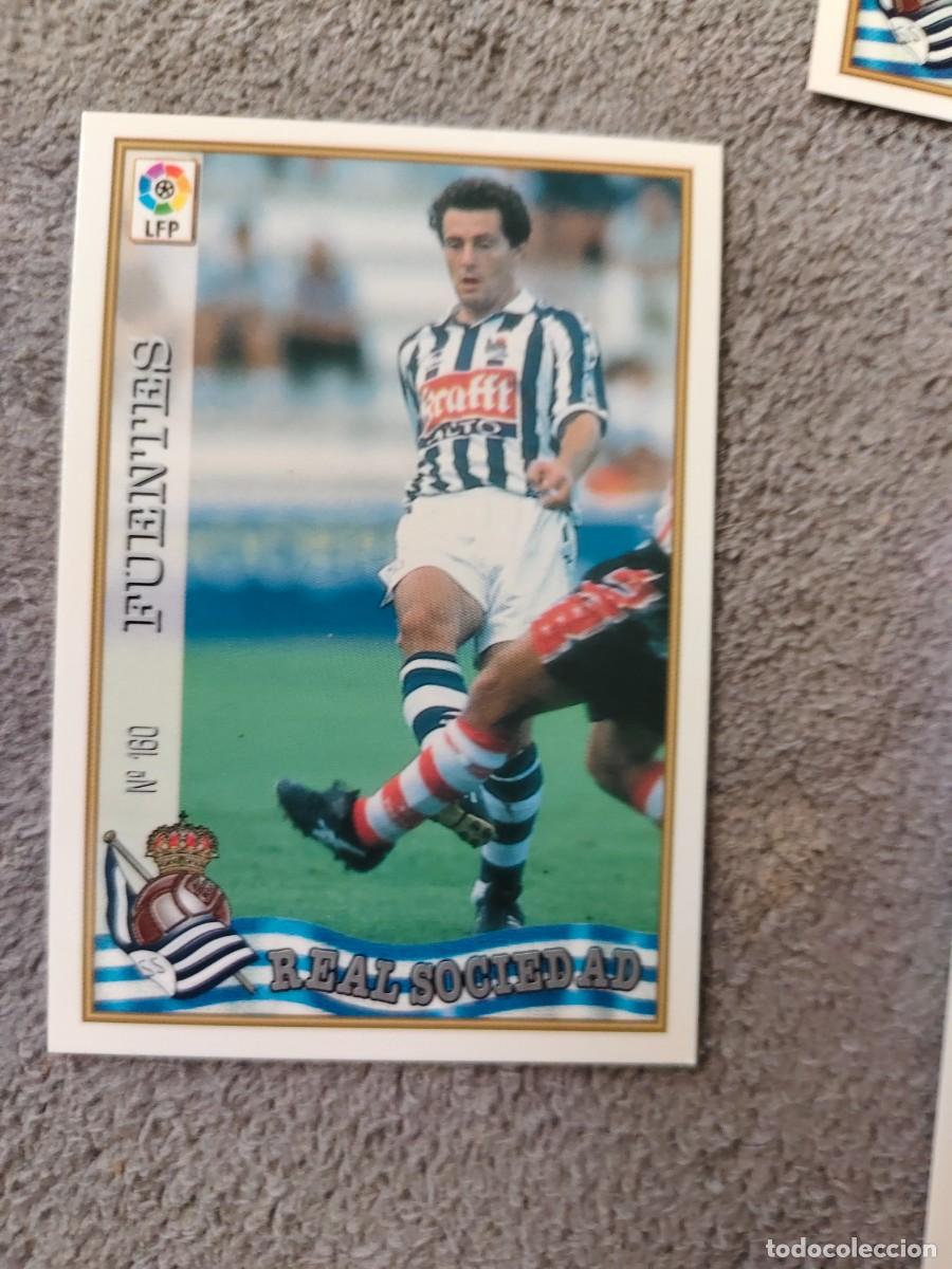 Cromos de Futebol: 160. FUENTES REAL SOCIEDAD MUNDICROMO FICHAS 97 98 LIGA 1997 1998 CARD ABB